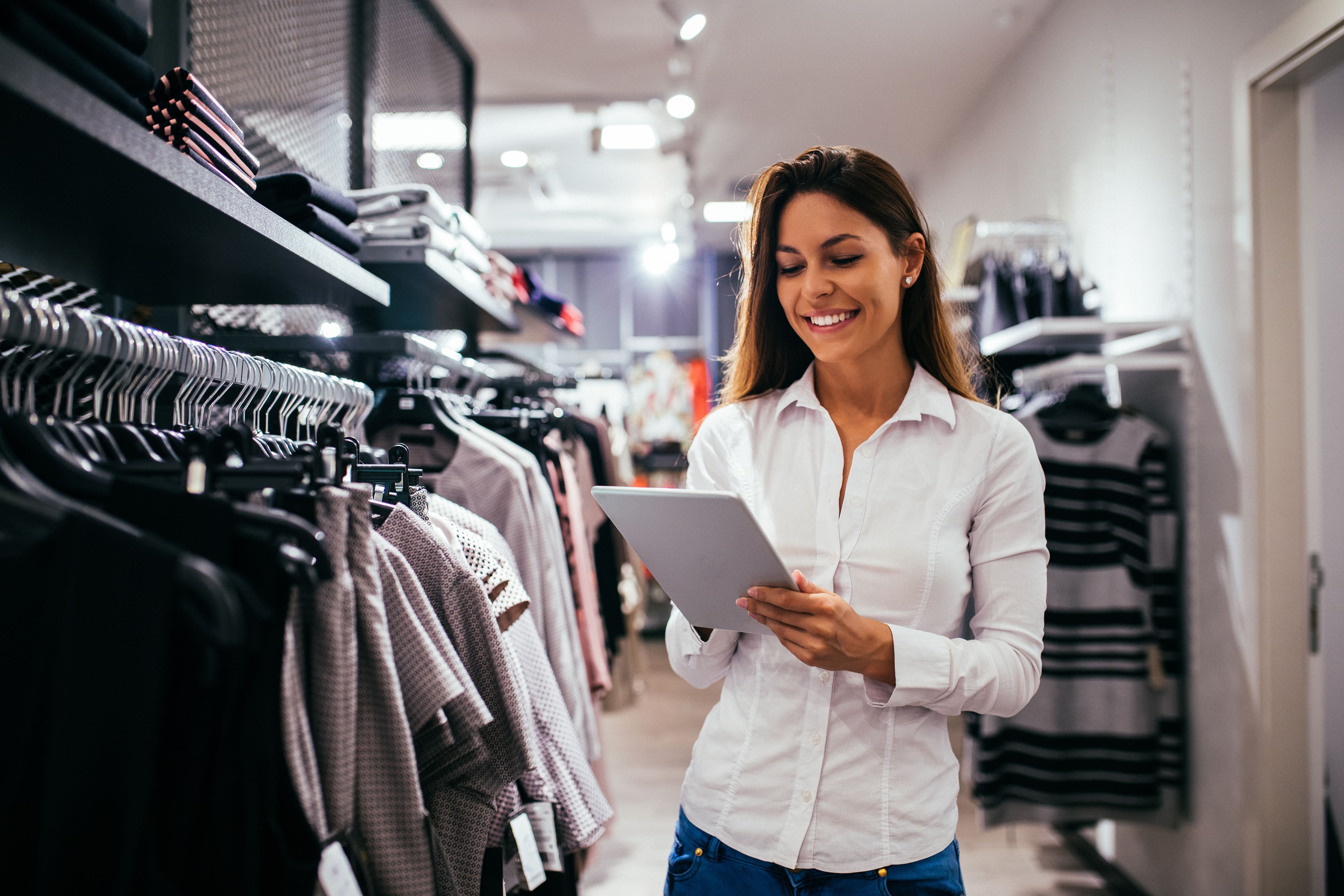 women working in a retail store